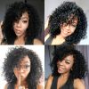 Women Fashion African Black Short Curly Wavy Hair Heat Resistant Wig Hairpiece