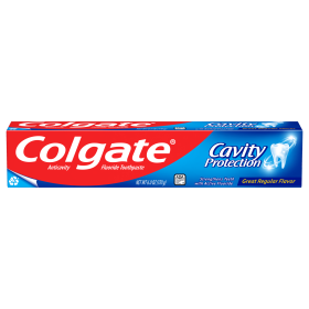 Colgate Cavity Protection Toothpaste with Fluoride;  Minty Regular Flavor;  6 oz Tube