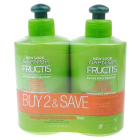 Garnier Fructis Sleek & Shine Leave-in Conditioner;  10.2 fl oz (2 Pack)