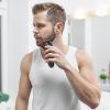 Electric Shaver Razor for Men IPX7 Waterproof Beard Trimmer 3D Rechargeable Painless Rotary Shaver with Pop up Trimmer 2 in 1 Electric Shaver