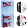 30 ft Al Flag Pole w/ US Flag and Ball