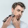 Cordless Beard Trimmer USB Rechargeable Beard Grooming Kit Electric Razor Hair Shaver Clipper with Precision Dial