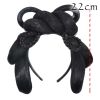 Ming Dynasty Costume Cosplay Hair Bun Headband Wig Han Chinese Clothing Wig Hairband Updo Ancient Hair Extensions Hair Bun