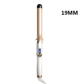 New True Electric Professional Ceramic Curling Iron LCD Curling Iron Curling Iron Wave Fashion Styling Tool (Color: 19mm)