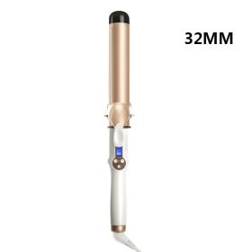 New True Electric Professional Ceramic Curling Iron LCD Curling Iron Curling Iron Wave Fashion Styling Tool (Color: 32mm)