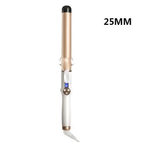 New True Electric Professional Ceramic Curling Iron LCD Curling Iron Curling Iron Wave Fashion Styling Tool (Color: 25mm)