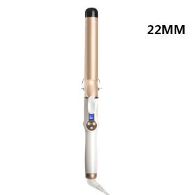 New True Electric Professional Ceramic Curling Iron LCD Curling Iron Curling Iron Wave Fashion Styling Tool (Color: 22mm)