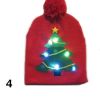 Pom Pom Party Holiday Hats With LED Lights