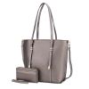 MKF Collection Emery Vegan Leather Women Tote Bag with Wallet by Mia K