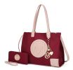 MKF Collection Louise Tote and Wallet Set by Mia k