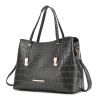 MKF Collection Aurelia Crocodile Embossed Vegan Leather Women Tote Handbag by Mia K