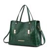 MKF Collection Aurelia Crocodile Embossed Vegan Leather Women Tote Handbag by Mia K