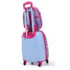 2 PCS Kids Luggage Set, 12" Backpack and 16" Spinner Case with 4 Universal Wheels, Travel Suitcase for Boys Girls