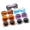 Fashion Round Sunglasses Women Large Frame Glasses Retro Sunglass Female Luxury Designer Eyewear UV400 Sun Glass Gradient Shades