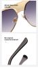 Fashion Pilot Sunglasses Men Steampunk Glasses Retro Driving Sunglass Luxury Designer Eyewear UV400 Sun Glass Gradient Shades