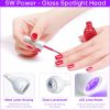 Mini UV Nail Lights Dryer Led Lamp Ultraviolet Flexible USB Clip-On Desk Gel Curing Manicure Pedicure Salon Tools