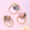 Baby Floral Decoration Design Elastic Hair Rope