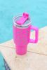 Rose Leopard Spotted 304 Stainless Double Insulated Cup 40oz