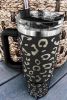 Rose Leopard Spotted 304 Stainless Double Insulated Cup 40oz