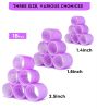 Jumbo Hair Rollers; 30 Packs Large Hair Rollers for Long Medium Hair; 3 Size Self Grip Hair Rollers Women Curls at Home (6√óJumbo+6√óLarge+6√óMedium)