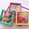 Sweet Girls Candy Color 1box=5pieces Hairpin Clips